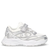 RT25 in tessuto e ecopelle bambina bianco argento | Boscaini Scarpe