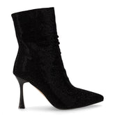 Tronchetto a punta in tessuto con strass nero - QUEEN HELENA | Boscaini Scarpe