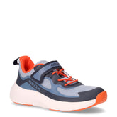 Pro-ran sneaker in tessuto ed ecopelle bambino blu arancio | Boscaini Scarpe