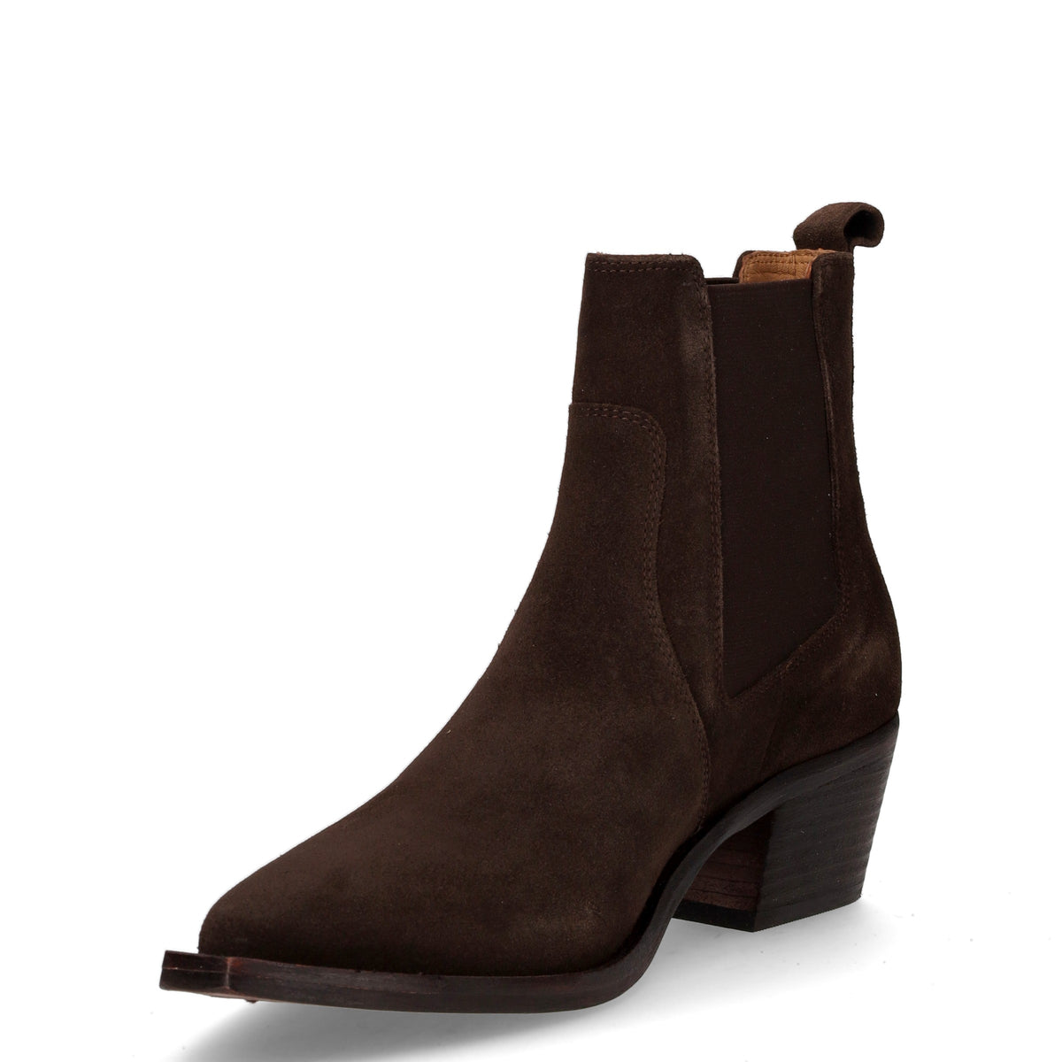 Cintura In Vera Pelle Scamosciata Marrone Con Fibbia Dorata - Per Donna, Elegante, Larga 3 Cm, Lunga 100 Cm - Per Jeans, Pantaloni, Cappotti