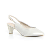 Décolleté slingback a punta champagne - Slingback | Boscaini Scarpe