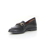 Mocassino con staffa nero | Boscaini Scarpe