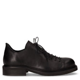 Stringata casual in pelle nero - EMPORIO | Boscaini Scarpe