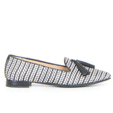 Mocassino a punta con nappine nero - Mid Season Sale Mocassini Donna | Boscaini Scarpe