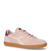 Tokio Hit sneaker in pelle e tessuto rosa amaranto | Boscaini Scarpe