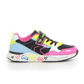 Sneaker bambina nero fuxia giallo - PRIMIGI AVANT | Boscaini Scarpe