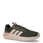 Cloudfoam Flex sneaker in tessuto ed ecopelle verde militare beige | Boscaini Scarpe