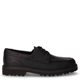 Berwick Boat stringata in pelle nero | Boscaini Scarpe