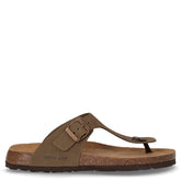 Bobo ciabatta in pelle oliva - Ciabatte Uomo | Boscaini Scarpe