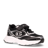 RT25 sneaker in tessuto ed ecopelle bambina nero argento | Boscaini Scarpe