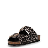 Enny ciabatta in pelle nero bianco | Boscaini Scarpe