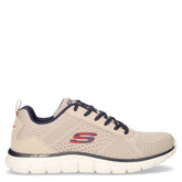 Track Leshur sneaker in tessuto taupe navy - Sneakers Uomo | Boscaini Scarpe