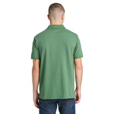 OYSTER RIVER LOGO CHEST LOGO polo in cotone manica corta verde mirto - Abbigliamento Uomo | Boscaini Scarpe