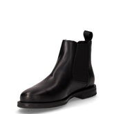Stivaletto beatles in pelle nero | Boscaini Scarpe