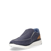 Mocassino casual in tessuto navy | Boscaini Scarpe