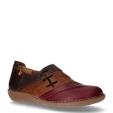Stringata sportiva in pelle uva marrone - JUNGLA | Boscaini Scarpe