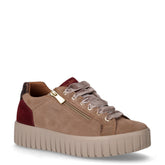 Sneaker in pelle scamosciata con platform fango - IGI & CO DONNA | Boscaini Scarpe