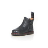 Stivaletto con zip bambino nero rosso | Boscaini Scarpe