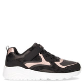 Uno Lite Metallic Burst sneaker bambina in ecopelle nero oro rosa - Scarpe Bambina | Boscaini Scarpe