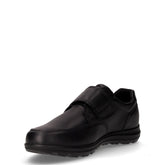 Scarpa comfort in pelle con strappo nero | Boscaini Scarpe