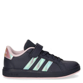 Grand Court 2.0 sneaker bambina in ecopelle blu rosa - ADIDAS | Boscaini Scarpe