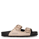 Sara ciabatta con borchie platino - Black Friday Ciabatte Donna | Boscaini Scarpe