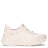 Bobs B Flex Hi Linear Force sneaker slip ins in tessuto bianco | Boscaini Scarpe