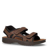 Sandalo sportivo in ecopelle con strappi testa di moro - Sandali Uomo | Boscaini Scarpe