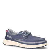 Stringata sportiva in tessuto navy | Boscaini Scarpe