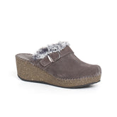 Ciabatta con zeppa seppia grigio - Ciabatte Donna | Boscaini Scarpe