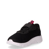 Flex Focus Mod Blaze sneaker in tessuto ed ecopelle bambina nero rosa | Boscaini Scarpe