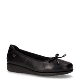 Ballerina in pelle con fiocco nero | Boscaini Scarpe