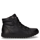 Sneaker in ecopelle con zip nero - Sneakers Donna | Boscaini Scarpe