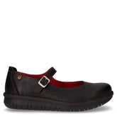 Ballerina casual in pelle con cinturino nero - JUNGLA | Boscaini Scarpe