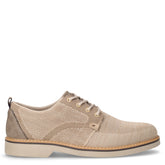 Stringata casual in tessuto beige - Stringate Uomo | Boscaini Scarpe