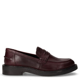 Serilda mocassino in pelle borgogna | Boscaini Scarpe