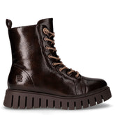 Anfibio in ecopelle con platform marrone scuro | Boscaini Scarpe
