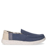 Mocassino sportivo in tessuto blu | Boscaini Scarpe