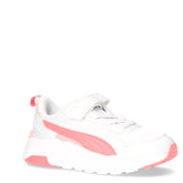 Trinity 2 sneaker in tessuto ed ecopelle bambina bianco rosa - Sneakers Bambina | Boscaini Scarpe