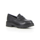 Mocassino carrarmato nero - Mid Season Sale Mocassini Donna | Boscaini Scarpe