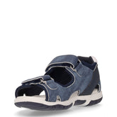 Flat sandalo da bambino denim | Boscaini Scarpe