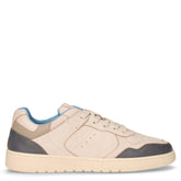 Sneaker in pelle off white beige blu - FRAU | Boscaini Scarpe