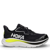 Clifton 10 Big Kids scarpa da running in tessuto ragazzo nero giallo | Boscaini Scarpe