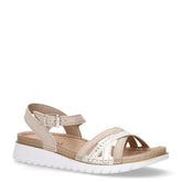 Sandalo in ecopelle con zeppa ghiaccio - Sandali Con Tacco Donna | Boscaini Scarpe