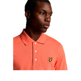 Plain Polo Shirt coral stand | Boscaini Scarpe