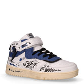 Sneaker bambina in ecopelle bianco avio - PRIMIGI AVANT | Boscaini Scarpe