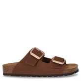 Enny ciabatta in pelle marrone - GRUNLAND | Boscaini Scarpe