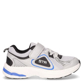 Sneaker da bambino con strappo in tessuto grigio - Scarpe Bambino | Boscaini Scarpe