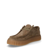 Torhill Low polacchino sportivo in pelle scamosciata beige | Boscaini Scarpe