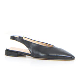 Slingback bassa a punta nero - Slingback | Boscaini Scarpe